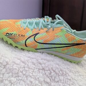 Nike Air Zoom Athletic Shoes - Orange and Mint